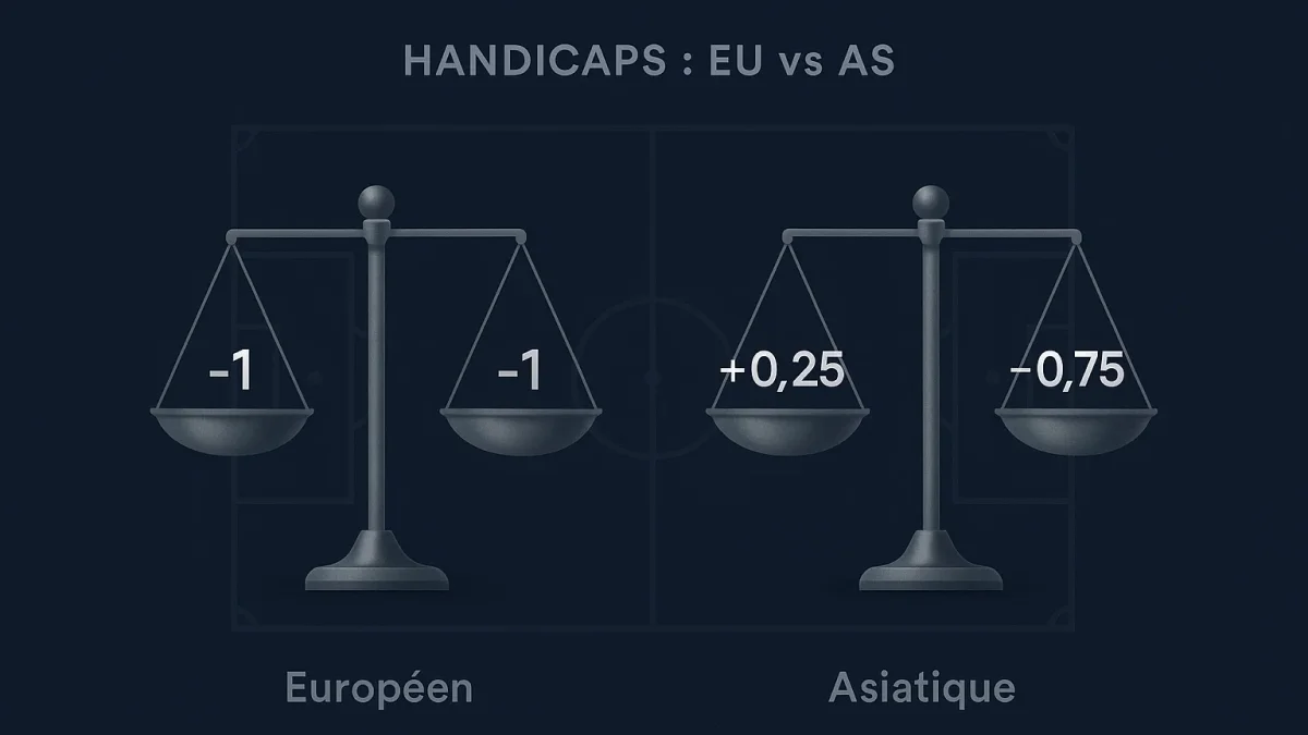 Comparación entre hándicap europeo y hándicap asiático en apuestas de fútbol