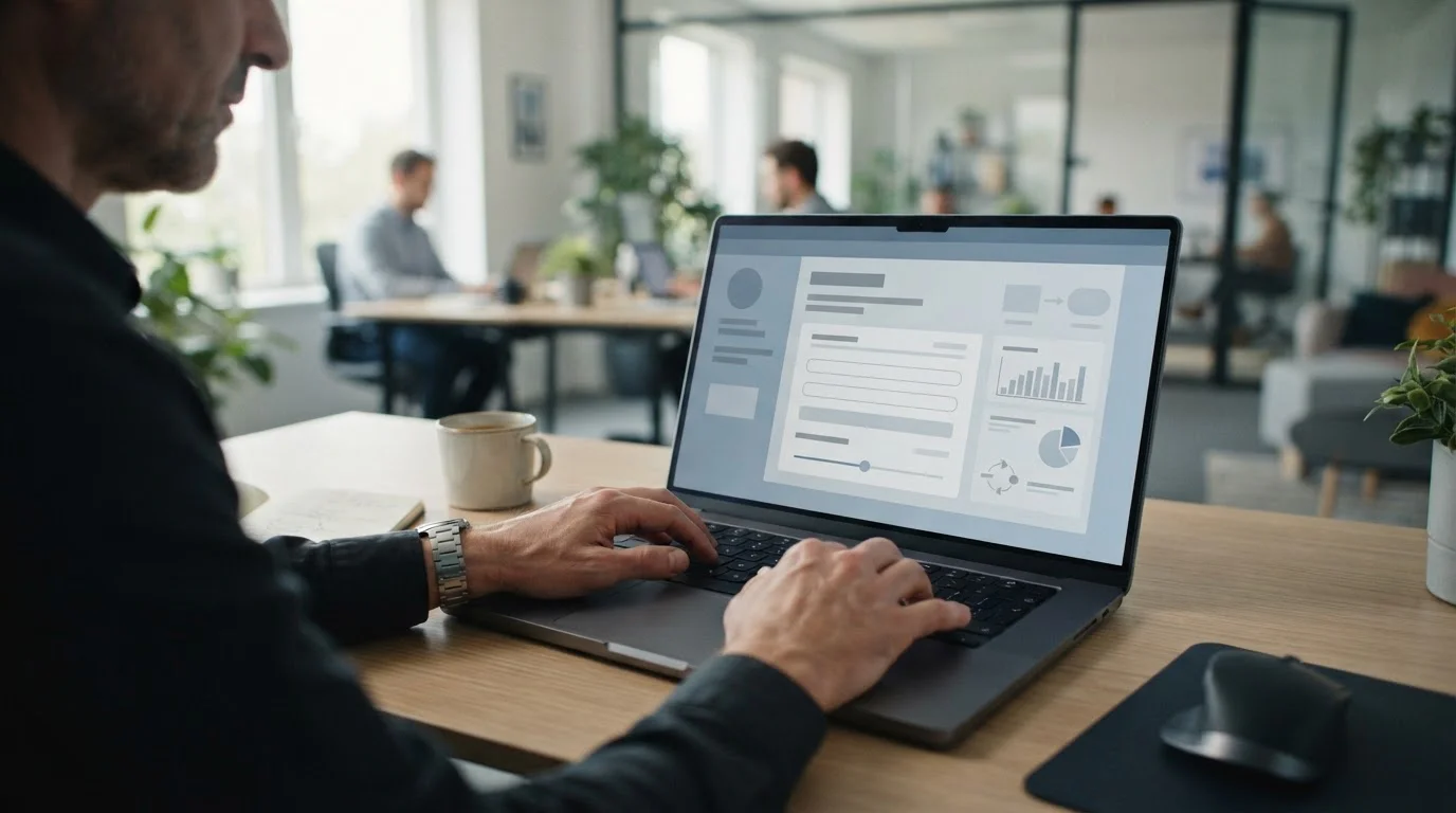 Interfaz de banca online mostrando opciones de transacción