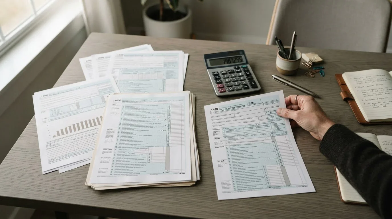 Documentación fiscal y calculadora para declaración de ganancias