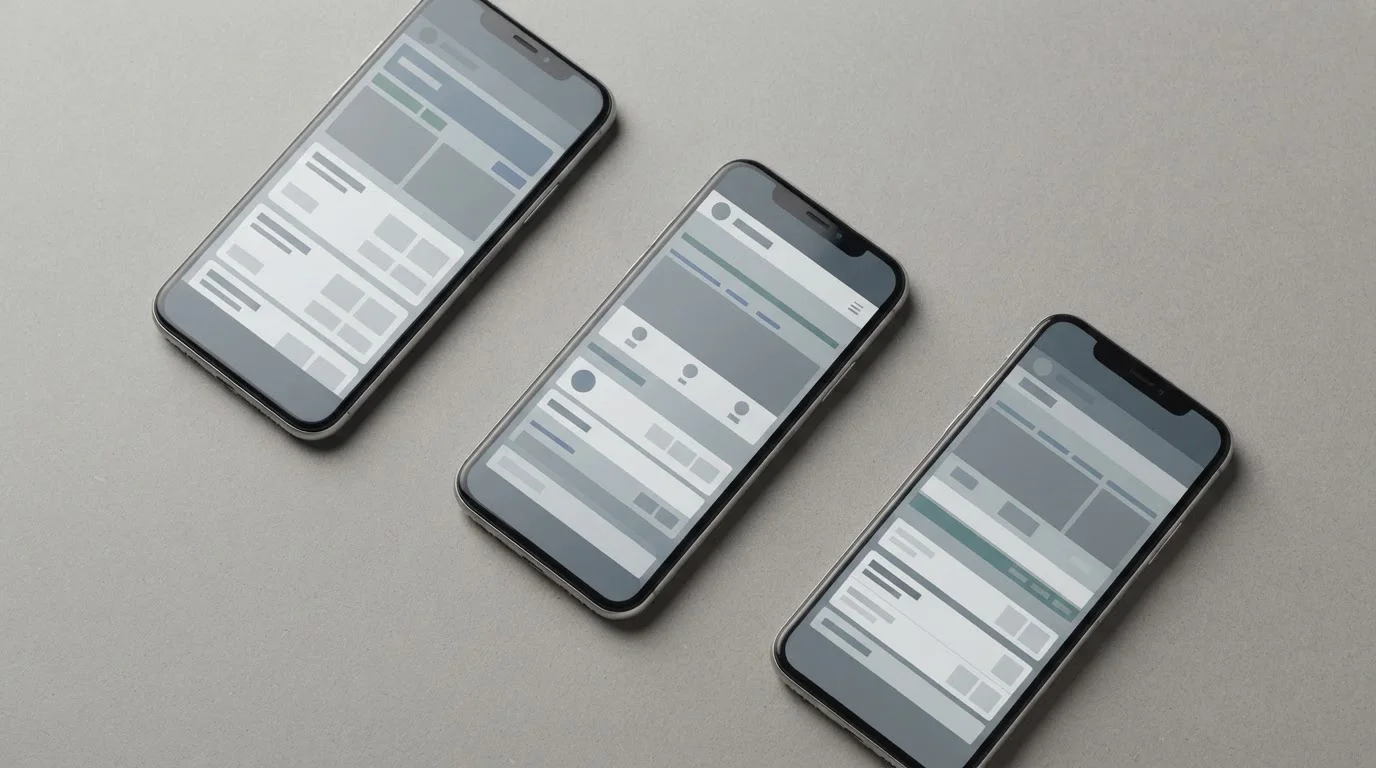 Varios smartphones mostrando interfaces de aplicaciones de apuestas deportivas