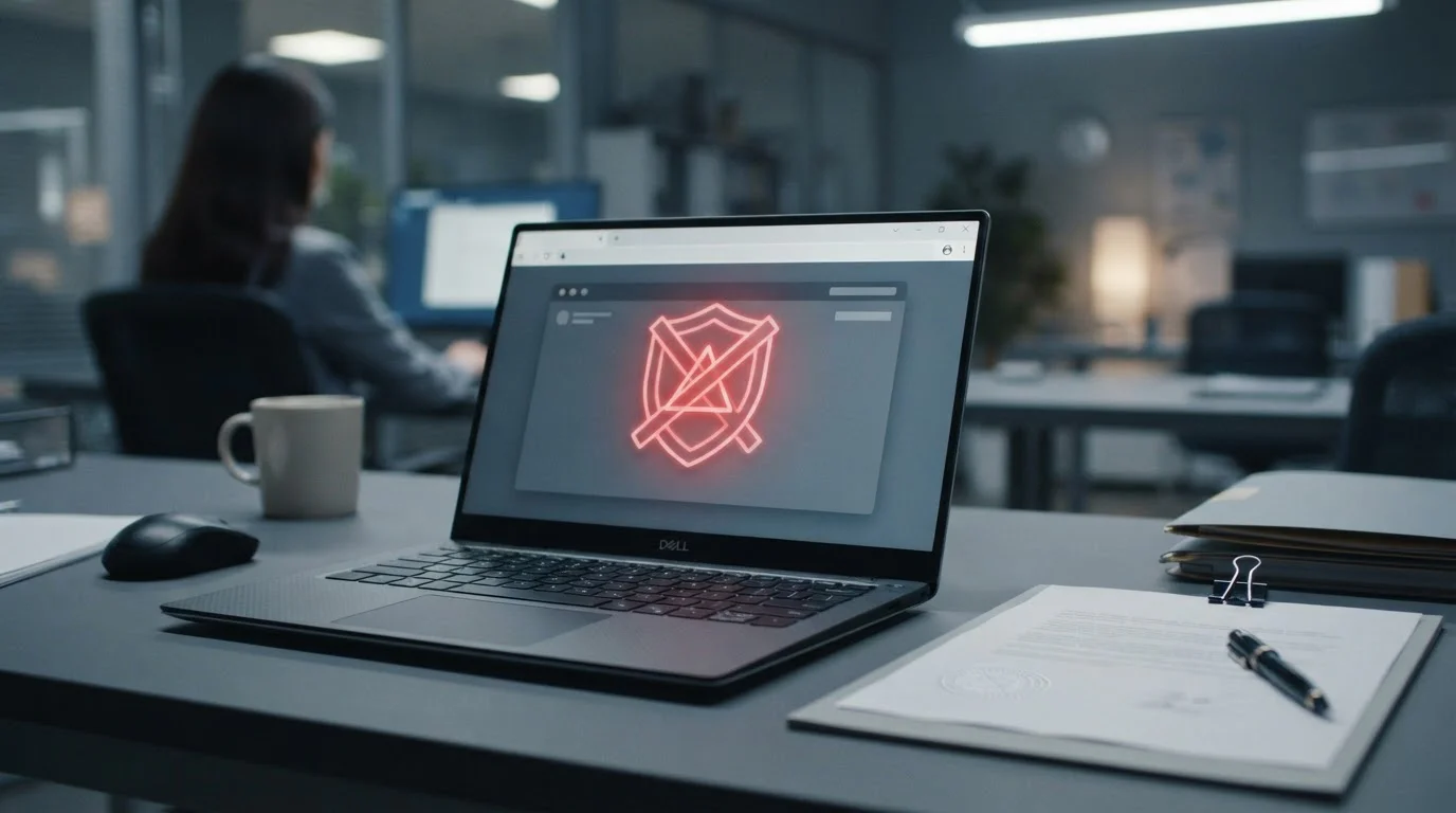 Concepto de sanción regulatoria y bloqueo de sitios web de apuestas no autorizados