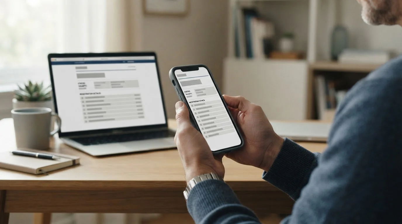 Proceso de verificación de licencia oficial en dispositivo digital